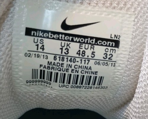 Nuevo Nike Zoom Code Elite Shark Hombres Talla 14 Zapatos de Fútbol Miami Dolphins NFL - Imagen 3 de 19
