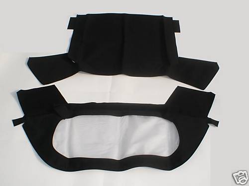 Porsche 911 1983-1994 Convertible Top, German Classic Canvas, Black - Bild 2 von 2