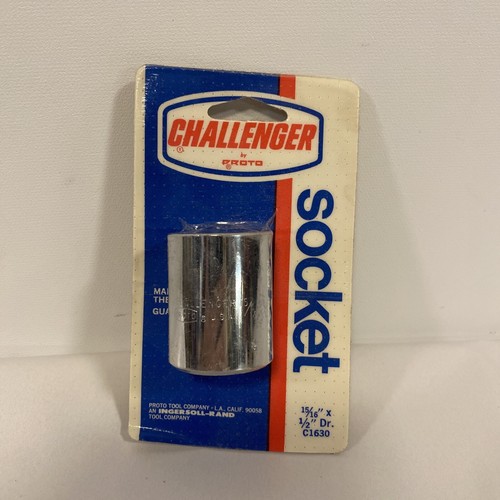 Challenger By PROTO 1/2" Drive 15/16" 12 Point Standard Socket 1630 Made In USA - Bild 1 von 3