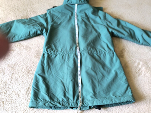 Lands End Winter Coat Polartec Aircore 200 Parka Womens 6-8 Small Green - Picture 12 of 13