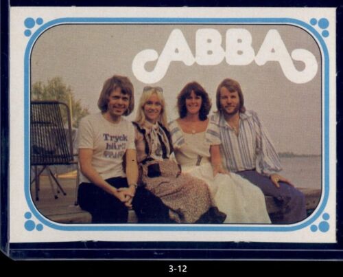 ABBA 1976 Dutch Monty Cards **SCEGLI TU** Carte Vintage -Condizioni in Descrizione - Foto 40 di 60