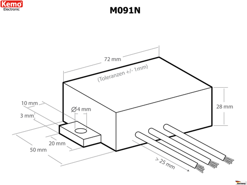 KEMO M091N 3-Phasenkoppler POWERLINE PRODUKTE Phasen-Koppler Hausnetz 650 mBit - Bild 3 von 3