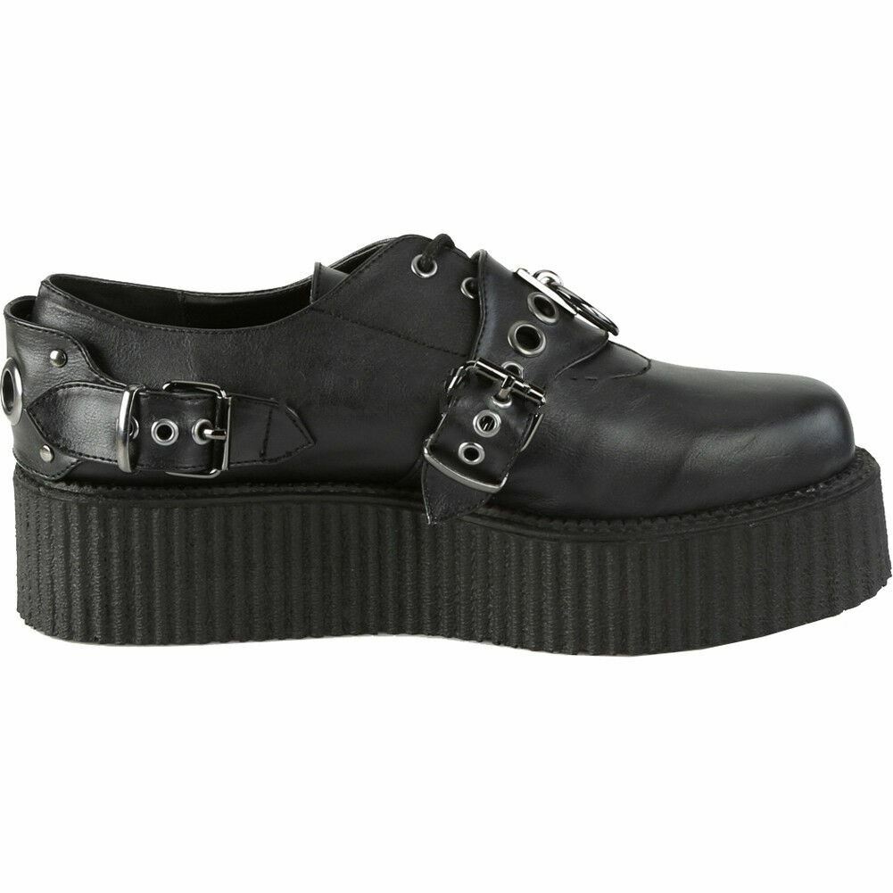 Unisex Demonia V-CREEPER-508 Platform Platform Platform Creeper Oxford Black Goth ff0e69 Unisex Demonia V-CREEPER-508 Platform Platform Platform Creeper Oxford Black Goth ff0e69