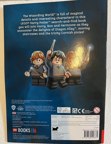 NEW LEGO HARRY POTTER Searching Adventure Activity Book & Mini Figure - Picture 2 of 4