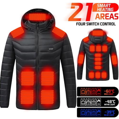 Abrigo Para Hombre Chaqueta Chamarras Camperas De Frio Nieve Parka De Invierno - Picture 20 of 22