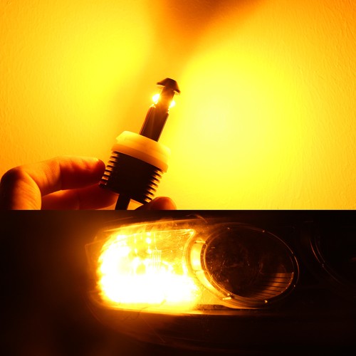 AllaLighting 5702 Turn Signal Light Blinker Flash Bulb Amber Yellow,Super Bright - Picture 3 of 12