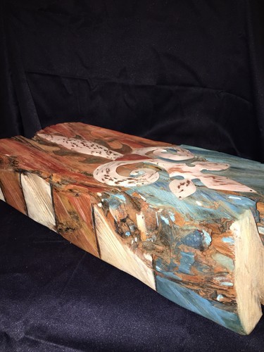 Fesselnde Skulptur aus Holz und Metall von Kelly Guidry - Bild 2 von 8