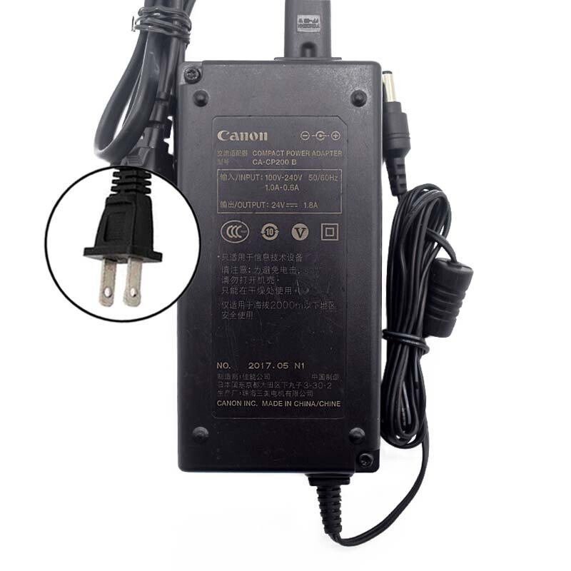 AC Adapter Power Charger for Canon Selphy CP900 CP910 CG
