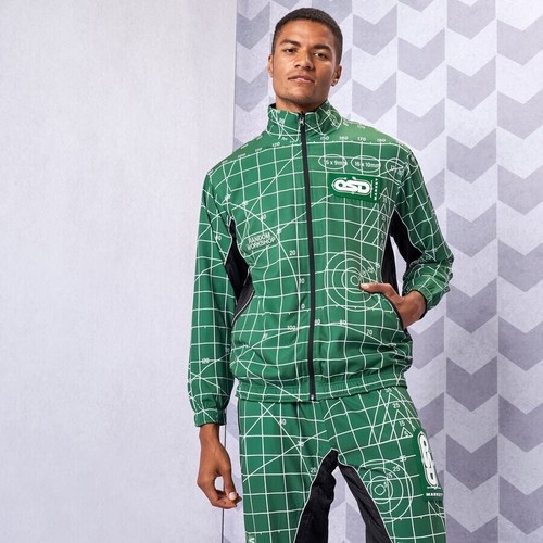 NWT Market Reversible Random Workshop Track Jacket Size Small $280 B4 - Picture 4 of 21