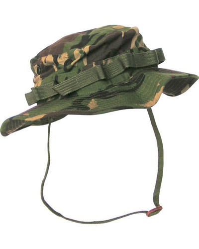 Boonie Hat US Army Jungle Style Wide Brimmed Camo Bush hat Kombat - Picture 2 of 12