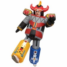Giant Megazord Inflatable Costume Adult Blow Up Power Rangers Robot Fancy Dress