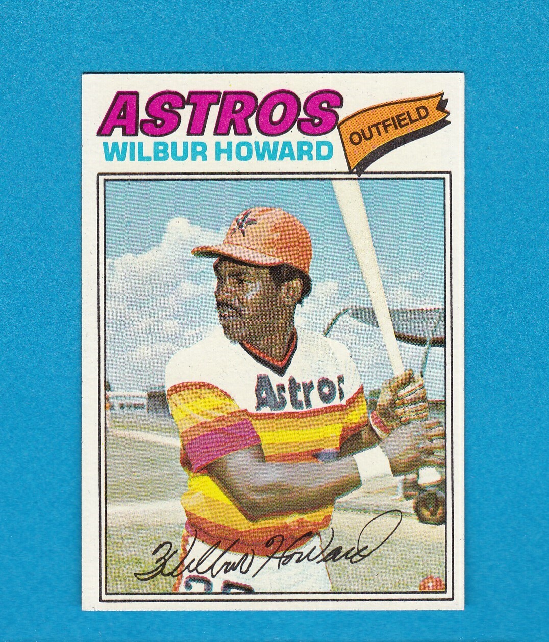 1977 TOPPS BASEBALL SET BREAK 248 WILBUR HOWARD ASTROS NM/MT