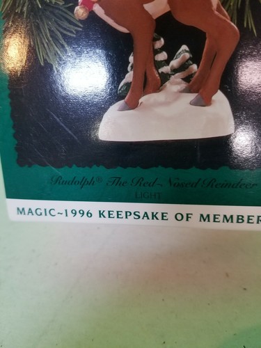Sello MAGIC RUDOLPH EL RENO NARIZ ROJA RECUERDO LUZ ADORNO 1996. (D2) - Imagen 2 de 5