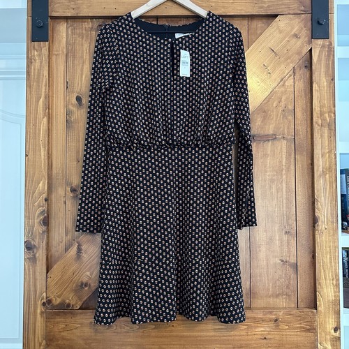 LOFT Ann Taylor NWT 2 $79 Floral Keyhole Dress