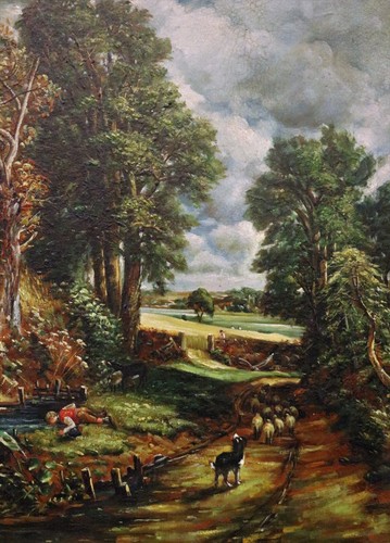 Gemälde "Der Hirte am Bach" - Bild 2 von 6
