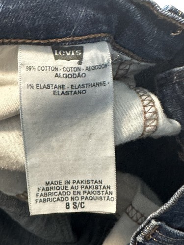 Womens Levis 505 Straight Leg Denim Jeans Mid Rise size 8 s/c - Picture 7 of 7