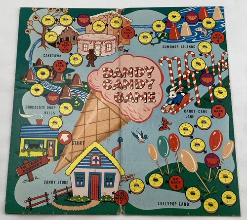 1957 Felix The Cat's Dandy Candy Game by Built Rite in Good Condition FREE SHIP - Picture 7 of 12