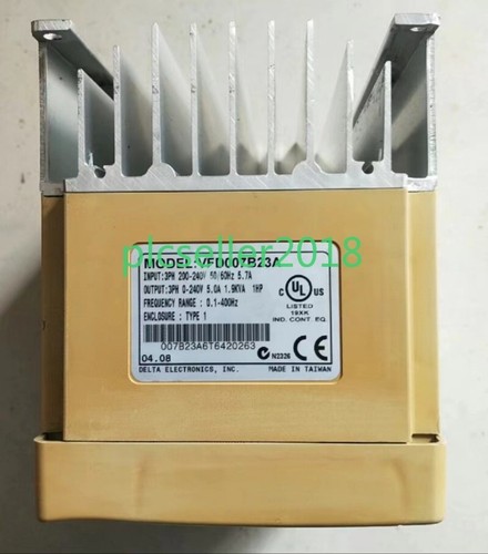 1pcs USED Delta inverter VFD007B23A 220V 0.75KW - Picture 2 of 2