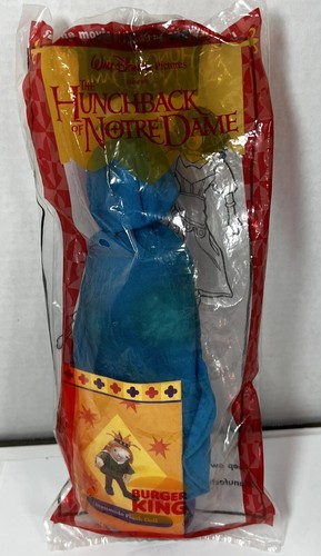 Burger King - Der Glöckner von Notre Dame, Esmeralda & Phoebus Puppen - 3 Neu - Bild 3 von 3