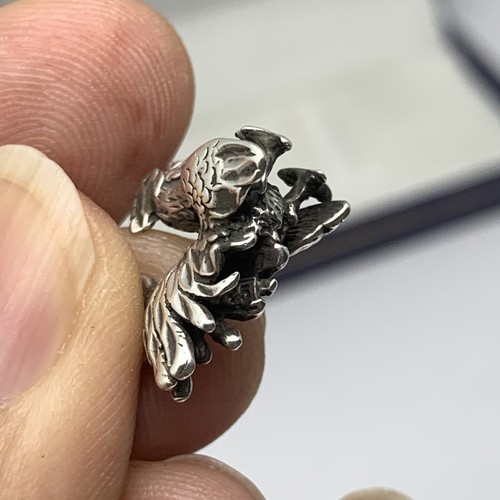 925 Sterling Silver 3D Gamecock Rooster University of South Carolina USC Charm - Picture 8 of 13