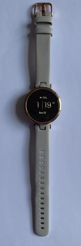 Garmin Lily Sport Watch Rose Gold With White Strap. - Picture 2 of 7