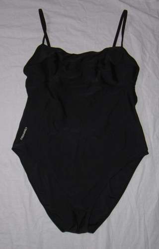 Maillot De Bain Une Pièce Noir Tribord Taille 44 - Très Bon état - Idéal Pour La Plage Ou La Piscine