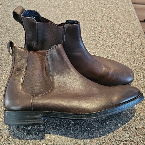Cole Haan Mens Sz 12M Dark Brown Grand OS Chelsea Boots Waterproof Leather