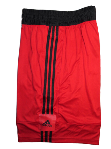 Adidas 3G Speed X Basketball Club Jersey Shorts NWT Red Black Stripe 2XL Long - Picture 4 of 4