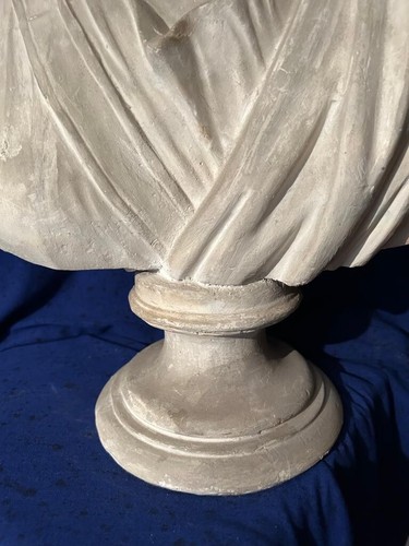 RARA STATUA/BUSTO DEA DIANA IN GESSO, FINE XIX SECOLO / PRIMO XX SECOLO - Foto 4 di 17