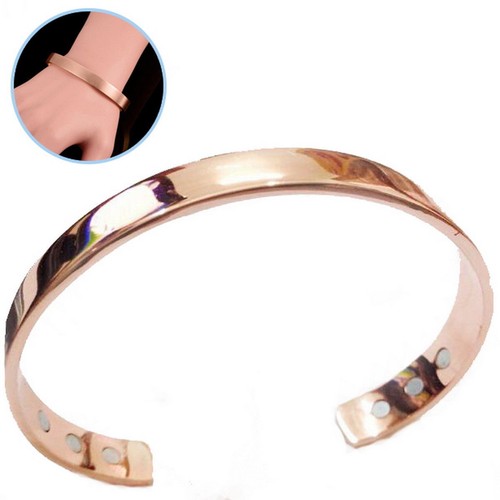 Men Women's Copper Magnetic Bracelet Arthritis Healing Therapy Energy Adjustable - Picture 6 of 8
