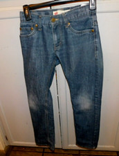 Levi's 511 Slim blue denim jeans sz 10 reg adjustable waist 25" X 25"