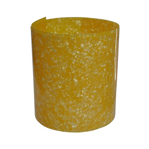 Envoltura de batería 16" x 62" 0,46 mm instrumento musical hoja decorativa amarillo perla - Imagen 2 de 7