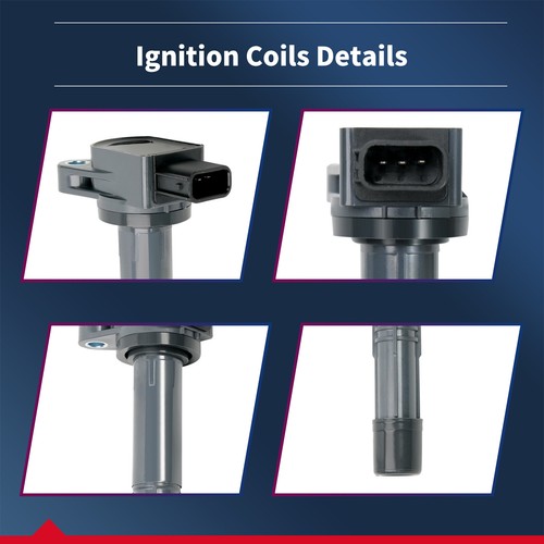 4X Ignition Coils Set For Honda CR-V CRV RD7 Odyssey RB1 RB2 K24A 30520PNA007 - Picture 3 of 10