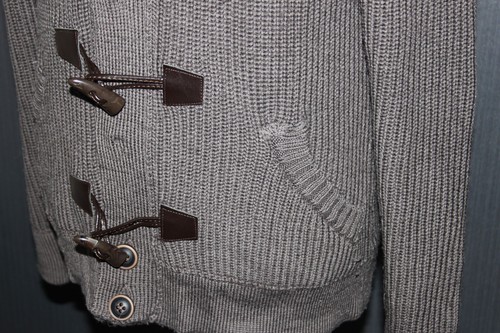 Cárdigan Tollegno 1900 Hombre Talla M Hecho en Italia 100% Lana - Imagen 2 de 10