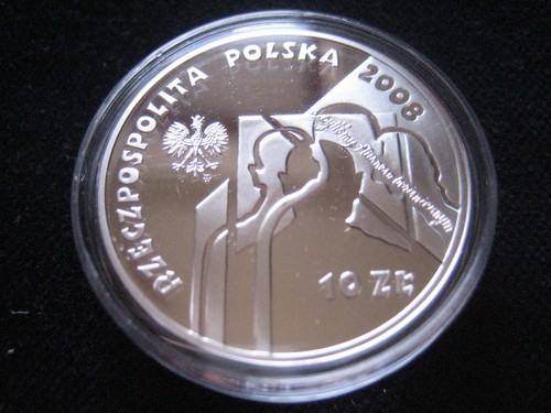 MDS POLEN 10 ZLOTY 2008 PP / PROOF "SYBIRACY", SILBER - Picture 2 of 2