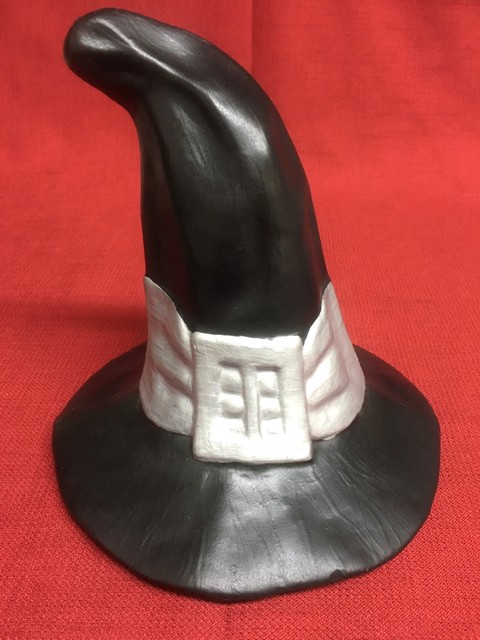 Black Ceramic Halloween Decorative Witch Hat | eBay