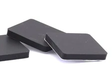 1 1/2" Rubber Squares  3/16" Thick  3M Adhesive Backing  Various Pack Sizes