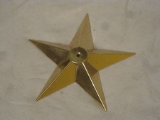 metal 5 pointed star base part / piece Department 56 metal stand 