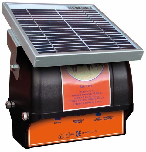 Elettrificatore Per Recinti 10000V Con Pannello Solare - Professionale Per Animali (Cinghiali, Mucche, Maiali) | Doppia Alimentazione 12V/220V - Foto 10