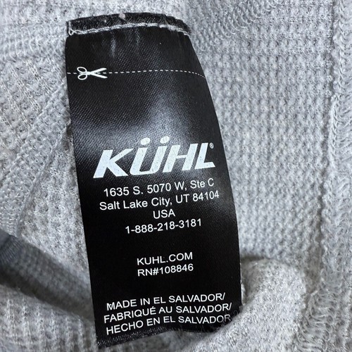 Kuhl Top Women's Medium Gray Thermal Petra Turtleneck Outdoor Cabin Hiking Ski - Picture 6 of 8