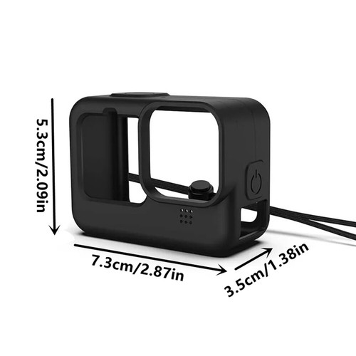 Accessories Kit for GoPro Hero 12 11 10 9 Black Silicone Sleeve Protective Case - Picture 3 of 13