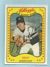 1981 Kellogg's Baseball 3D SUPERSTARS Bucky Dent #7 New York Yankees NM/MT