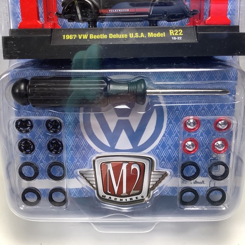 M2 Machines Model-Kit 1967 VW Beetle Deluxe U.S.A. Model R22 18-22 Die-Cast 1:64 - Picture 3 of 11