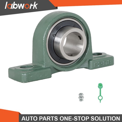 Labwork UCP 208-24 Pillow Block Bearing 1-1/2 Bore Self Aligning 2 Bolt 2 Pack - Picture 1 of 15