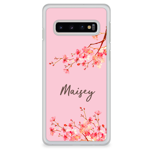 PERSONALISIERTE BLUMENNAME TELEFONHÜLLE HARTHÜLLE FÜR S20 S10 S9 S8 Samsung Galaxy - Bild 21 von 27