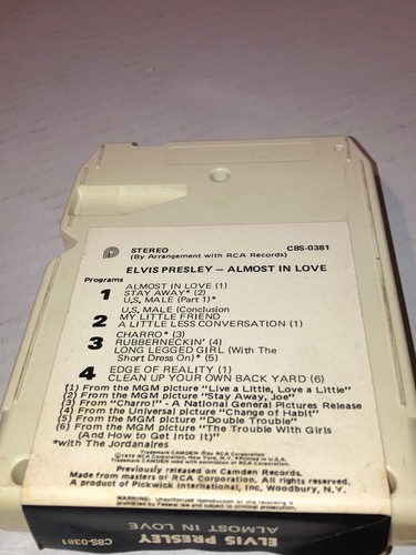 Verschiedene Elvis Presley 8 Spur Musikkassette 8 Spur Kassetten - Bild 288 von 297