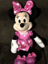 2013 Fisher Price Talking Minnie Mouse Plush 12" Stuffed Animal/ Cute