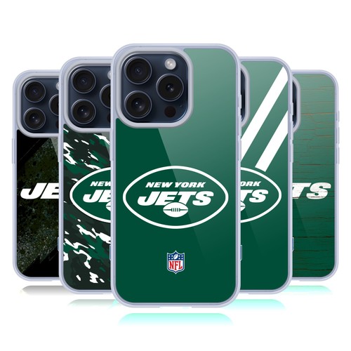OFFICIEL NFL NEW YORK JETS LOGO ÉTUI COQUE EN GEL POUR APPLE iPHONE TÉLÉPHONES - Photo 1 sur 14