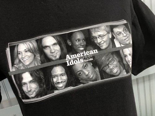American Idols Live 2005 Carrie Underwood Black T-Shirt Medium Tour - Picture 3 of 6