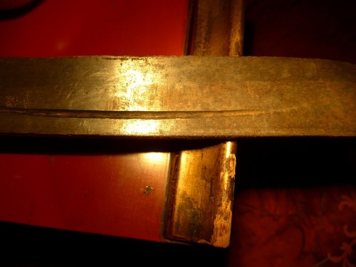 LARGE ANTIQUE JAPANESE NATA HATCHET 1800 /1900 SIGNED INSCRIBED SUPERB ITEM - Picture 4 of 20